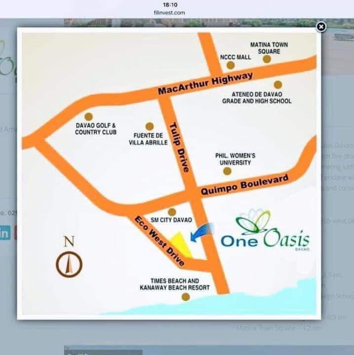 1Bedroom One Oasis Condo Fullyfurnished Davao Luaran gambar